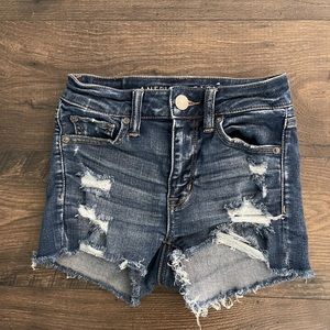American Eagle 0 high rise shorts